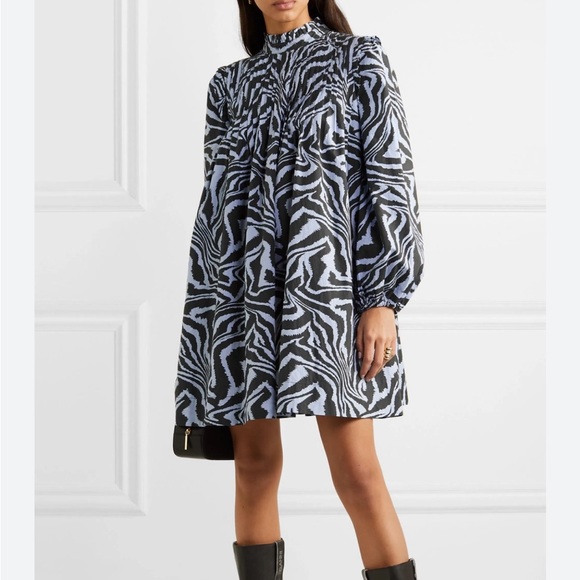 Ganni poplin dress - Picture 1 of 5